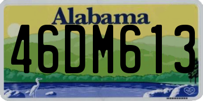 AL license plate 46DM613
