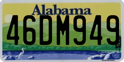 AL license plate 46DM949