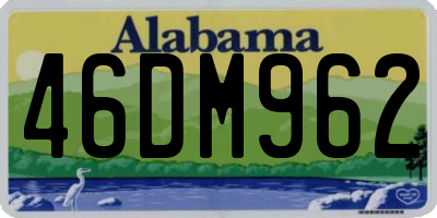 AL license plate 46DM962