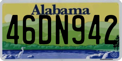 AL license plate 46DN942