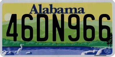 AL license plate 46DN966