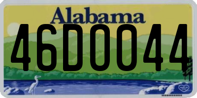 AL license plate 46DO044