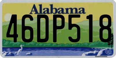 AL license plate 46DP518