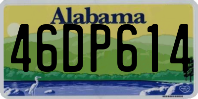 AL license plate 46DP614