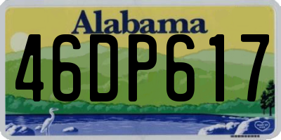 AL license plate 46DP617