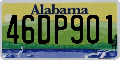 AL license plate 46DP901