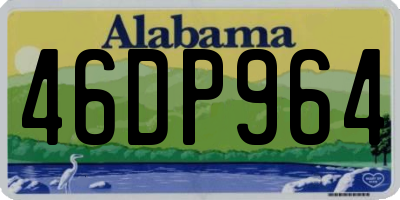 AL license plate 46DP964