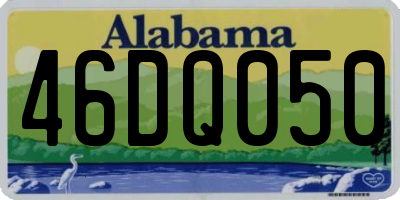 AL license plate 46DQ050