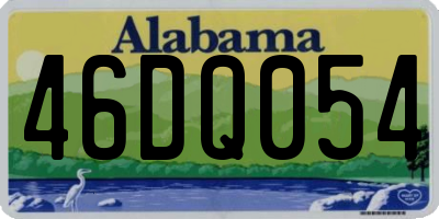 AL license plate 46DQ054