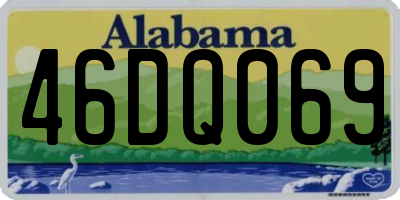 AL license plate 46DQ069