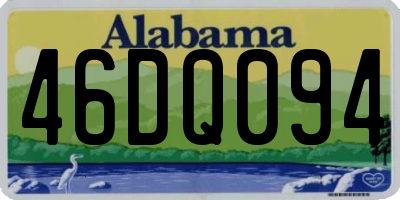 AL license plate 46DQ094