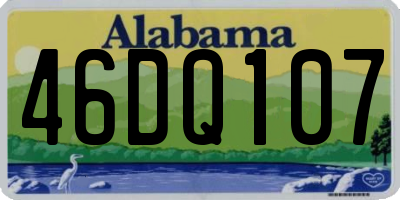 AL license plate 46DQ107