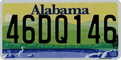 AL license plate 46DQ146