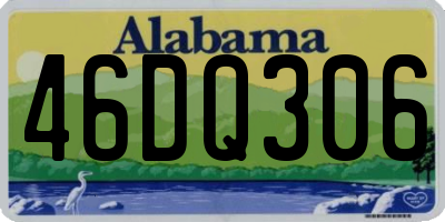 AL license plate 46DQ306