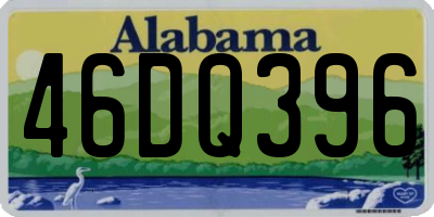 AL license plate 46DQ396