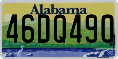 AL license plate 46DQ490