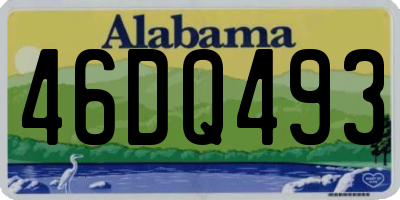 AL license plate 46DQ493
