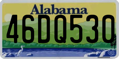 AL license plate 46DQ530