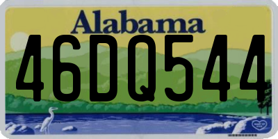 AL license plate 46DQ544