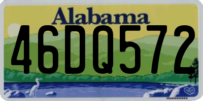 AL license plate 46DQ572