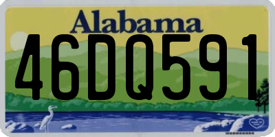 AL license plate 46DQ591