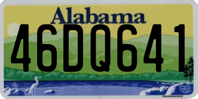 AL license plate 46DQ641