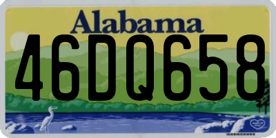 AL license plate 46DQ658