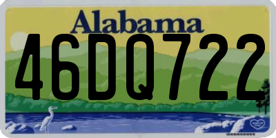 AL license plate 46DQ722