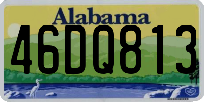AL license plate 46DQ813