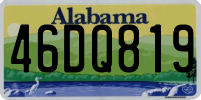 AL license plate 46DQ819