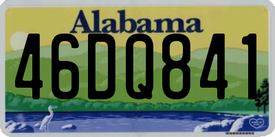 AL license plate 46DQ841