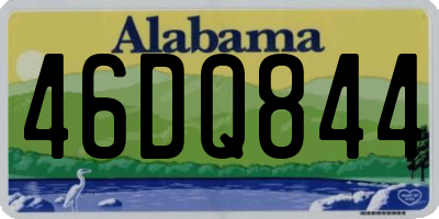 AL license plate 46DQ844