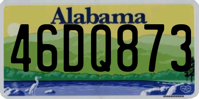 AL license plate 46DQ873