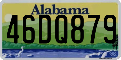 AL license plate 46DQ879