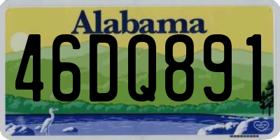 AL license plate 46DQ891