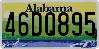 AL license plate 46DQ895