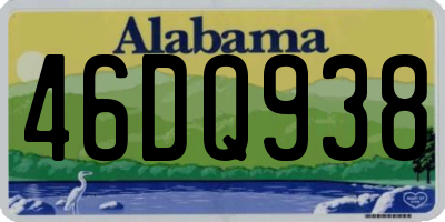 AL license plate 46DQ938