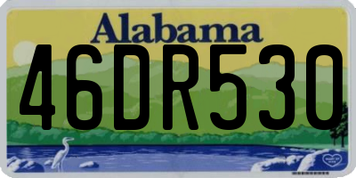 AL license plate 46DR530