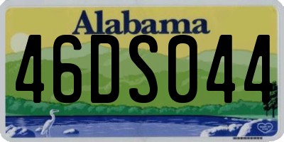 AL license plate 46DS044