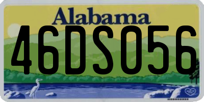 AL license plate 46DS056