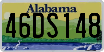 AL license plate 46DS148