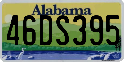 AL license plate 46DS395