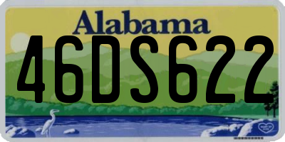AL license plate 46DS622