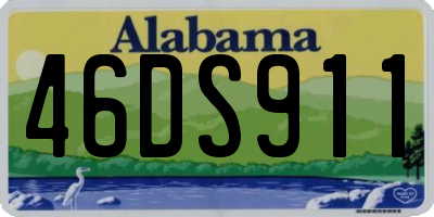 AL license plate 46DS911