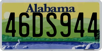 AL license plate 46DS944