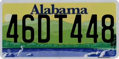 AL license plate 46DT448
