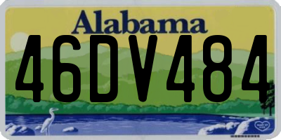 AL license plate 46DV484