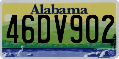 AL license plate 46DV902