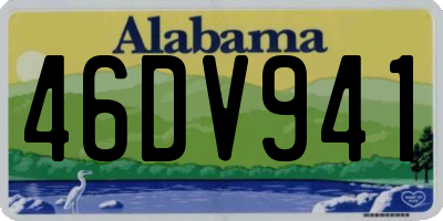 AL license plate 46DV941