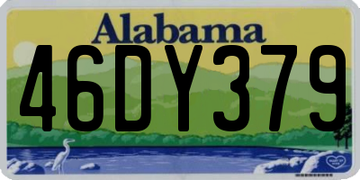 AL license plate 46DY379